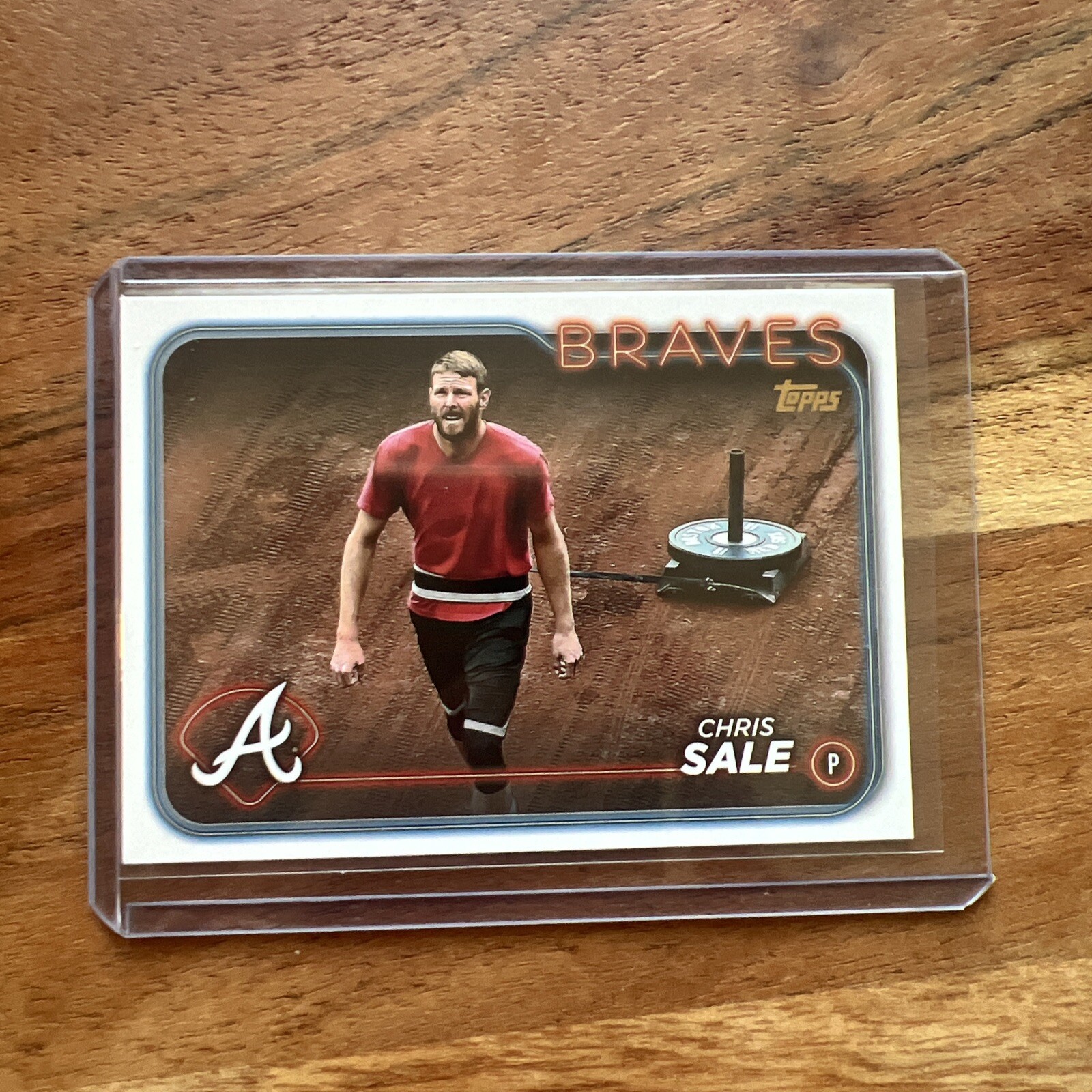 2024 Topps Series 2 - Chris Sale - #484 Golden Mirror Image Variation SSP