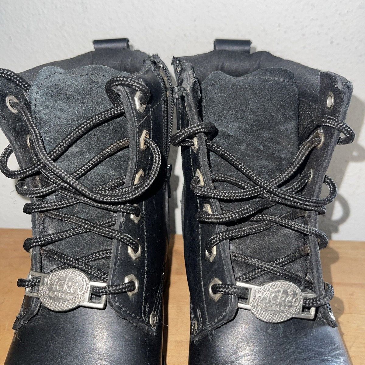 derby 黒 ベスト ジッパー付き Wicked Road Warrior Women's Black Biker Motorcycle Zip Up
