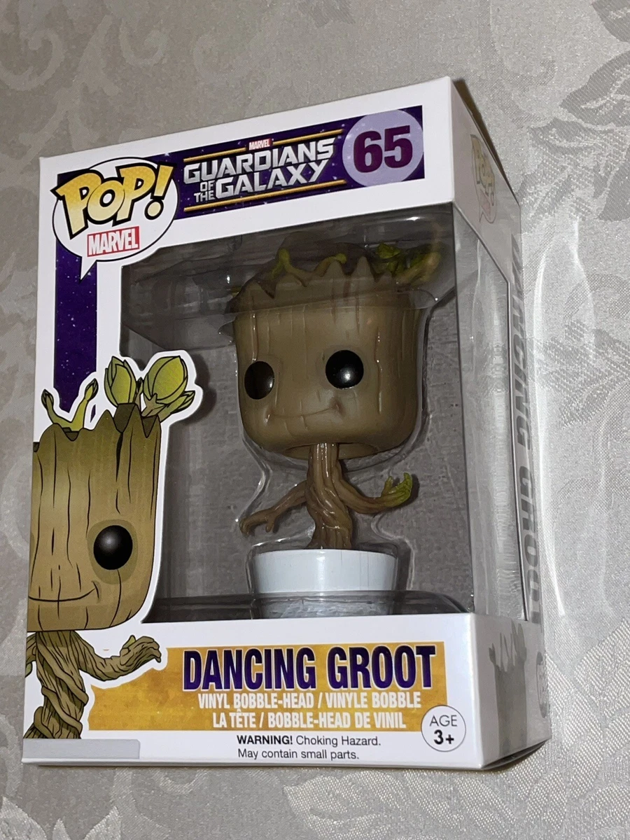 Funko 5253 – Guardians of The Galaxy, Pop Vinyl Figure 65 Dancing Groot (I  am Groot), 10 cm