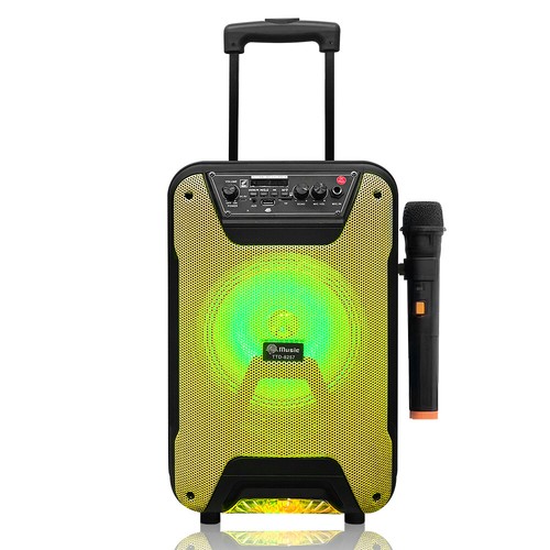 Portable Bluetooth Speaker Bass Speakers with Mic Party Speaker Stereo Subwoofer - Picture 14 of 15