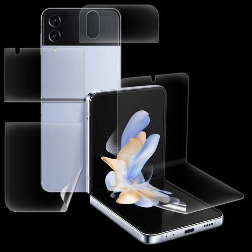 Ultra-Thin inner+Outer+Back Soft Hydrogel for Samsung Galaxy Z Flip 4 SM-F721U - 第 1/1 張圖片