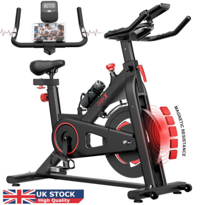 Exercise Bike with Adjustable Seat Resistance Home Training LCD Display NEW  UK
