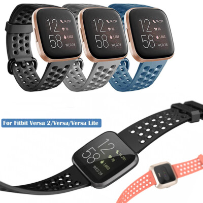Armband für Fitbit Versa 2 Versa Lite Silikon Band Ersatz Sport Bracelet Strap
