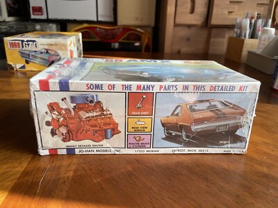 Sealed Jo-han 1969 AMX 1/25 Model Car Kit Unbuilt C-4369 AMC Rare
