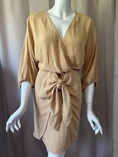 NWT New Anthropologie Mustard 3/4 sleeve Dress size 6/S