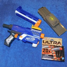 Nerf Elite Retaliator Blaster Dart Gun 2011 Hasbro With Mag Extender 20X Darts