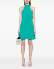 Zimmermann Dress Size 1 AU 10 US 6  Silk Party Wedding Event Halter Mini Flare