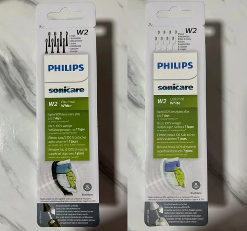 Philips Sonicare Original W2 Premium 8/16 Bürsten Schwarz Weiß Ersatz Aufsteck - Bild 16 von 30