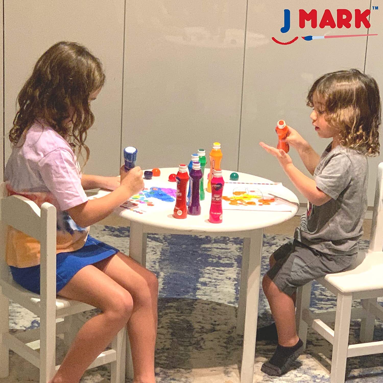 Jumbo Washable Dot Markers for Toddlers ? Dabbers (3 Oz Each) with Educational A