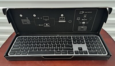 Logitech MX Keys MAC YR0073 Wireless Keyboard Backlit LED Keys - NO DONGLE