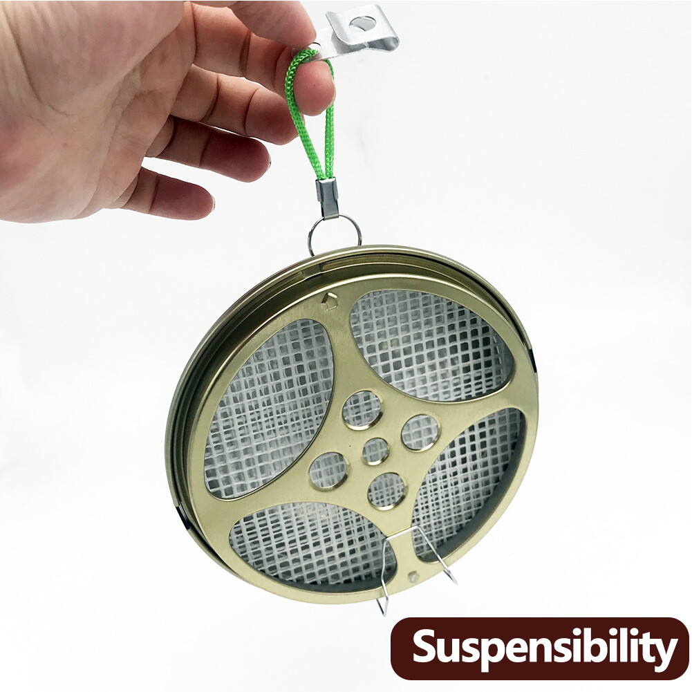 Travel Patio Mosquito Coil Holder Incense Burner Hiking With Cover