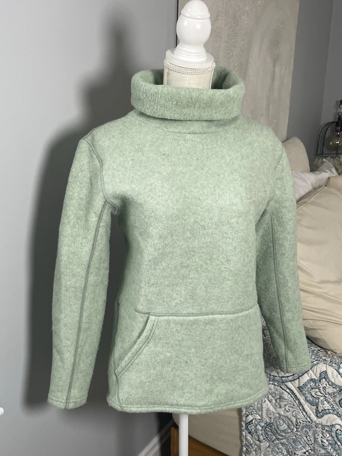 smartwool hudson trail pullover wool fleece light sweater