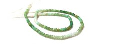 Chrysoprase Shaded Rondelle Faceted 3.5-4mm Gemstone Beads 13"Inch 1 Strand