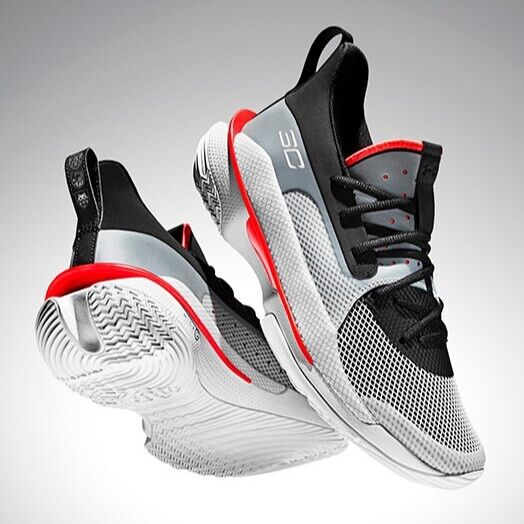 Under Armour Stephen Curry 7 UNDRTD White Black Red Under Armour Stephen Curry 7 UNDRTD White Black Red