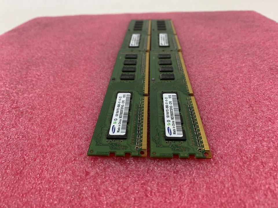 Lot( 4 ) 1GB Samsung M378B2873FHS-CF8 1Rx8 PC3-8500U Desktop RAM Memory - Image 4 of 4