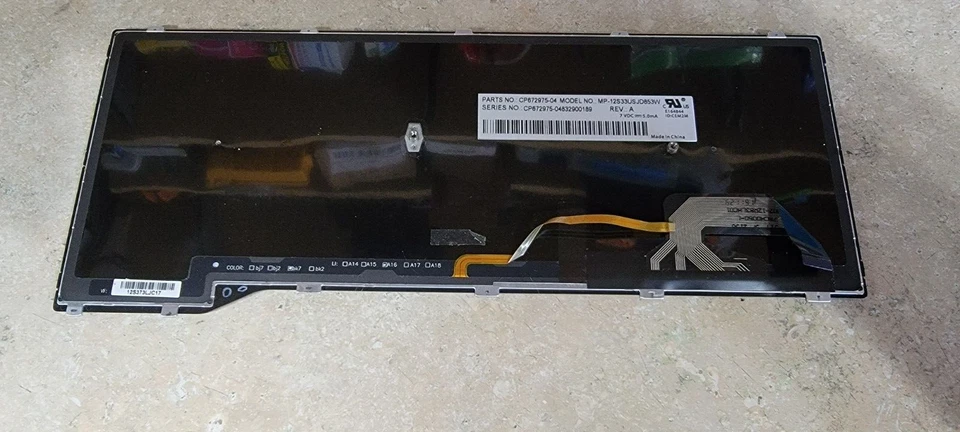 OEM Fujitsu Lifebook  T726 CP672975-04 MP-12S33USJD853W USA Ships Quickly - Image 2 of 3