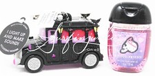 Bath  Body Works Pocketbac Hand Sanitizer Gel Holder Halloween Hearse Car Light