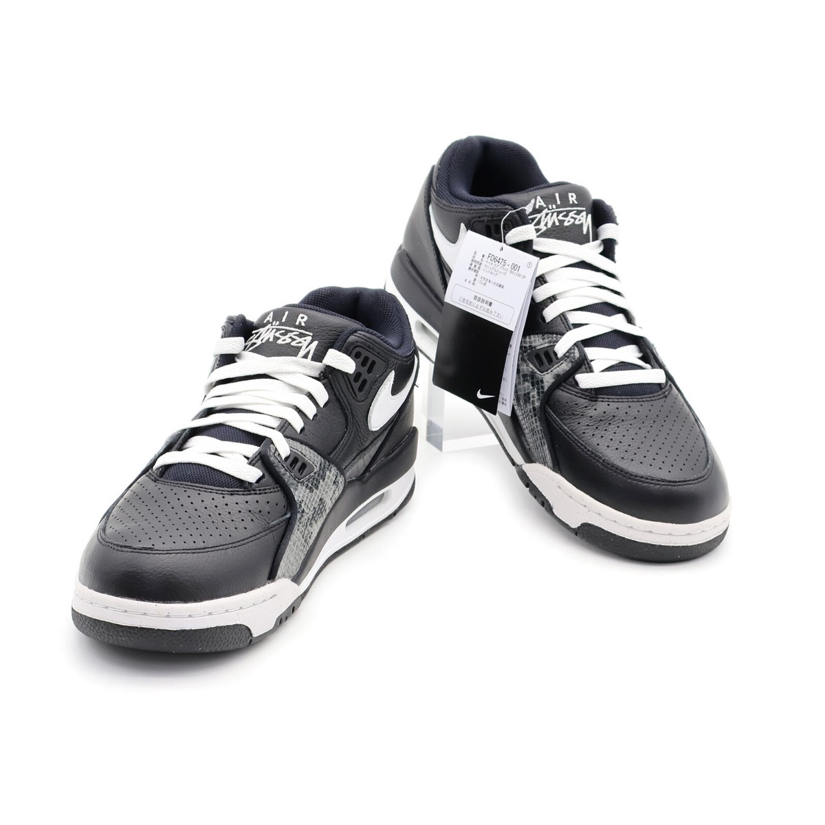 NIKE x Stussy ☆ Air Flight 89 Low SP ‘Black×White’ FD6475-001 Stussy Nike Air Flight 89 Low SP Black White