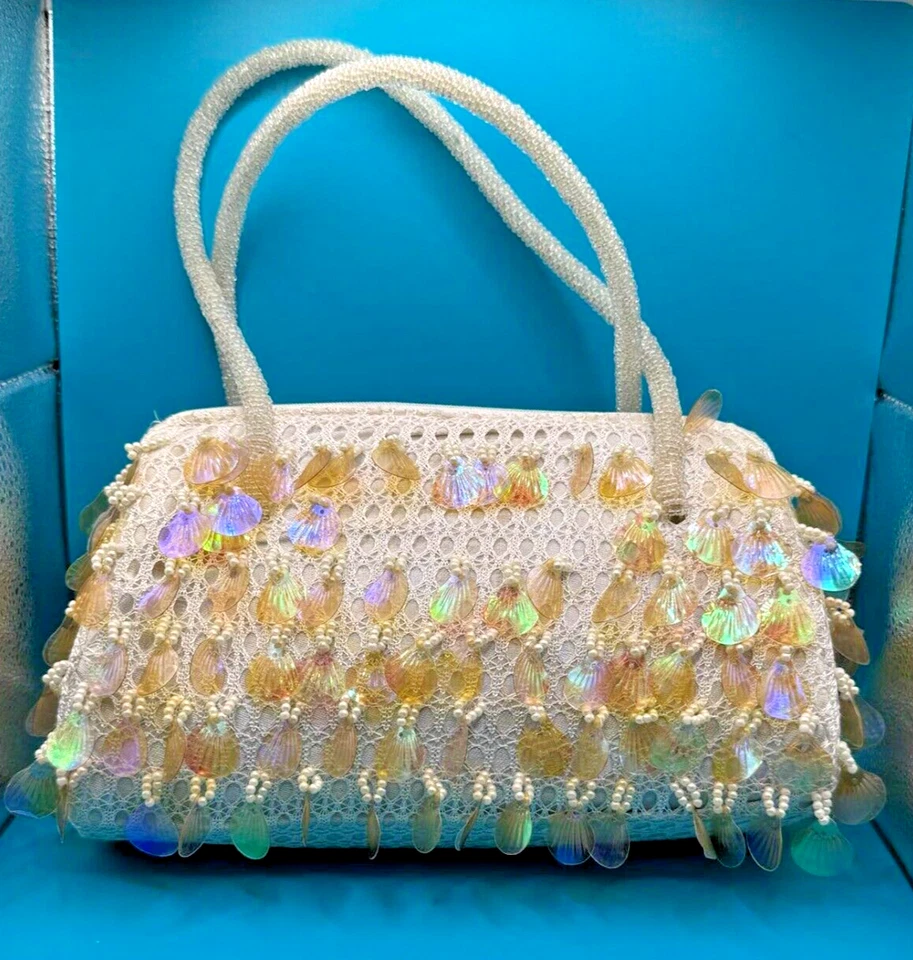 Cartera Far Nine Y2K Coconut Girl Holo Shell - Bolso Vintage Años 2000 Foto 3 de 4