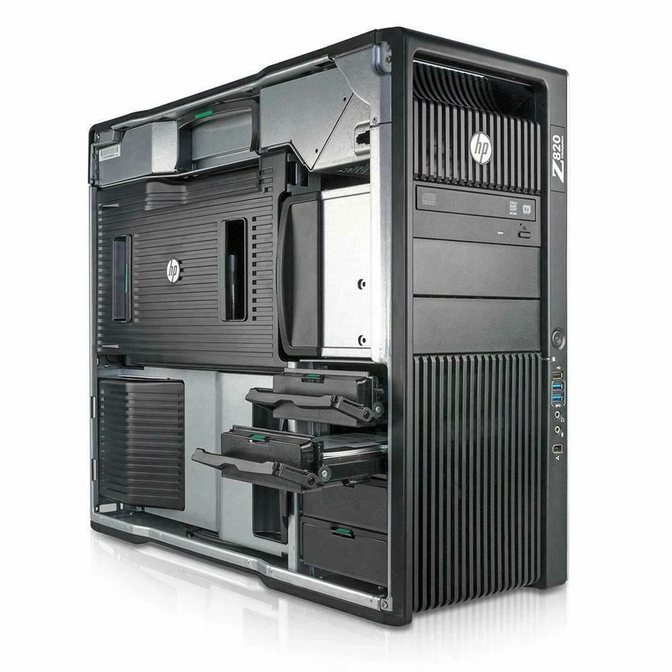 HP Z820 Workstation 2x E5-2687W 16C 3.1GHz 64GB 500GB SSD 1TB HDD Quadro K4000 - Image 2 of 3