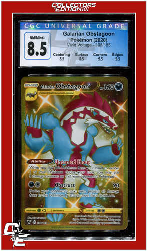 Galarian Obstagoon graded CGC 8.5 for sale on eBay