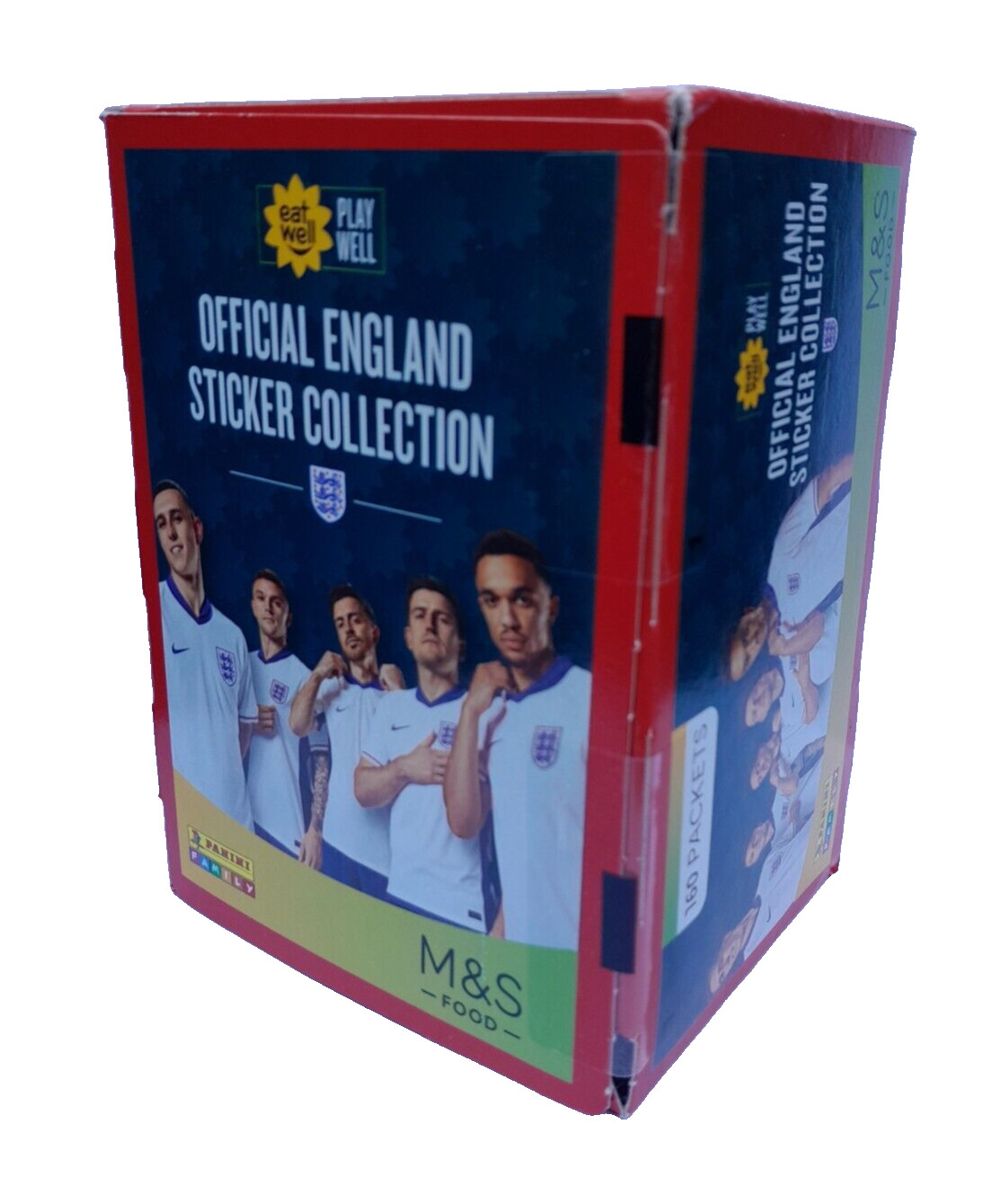 PANINI M&S EURO 2024 OFFICIAL ENGLAND STICKER COLLECTION SEALED BOX 160 PACKETS