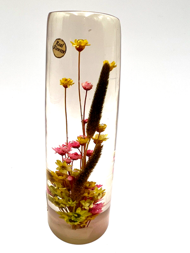Vintage Daisyglas Lucite Flower Accent Paperweight - 6 3/8" - Picture 4 of 8