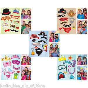 Photo Booth Props Boys Girls Childrens Kids Birthday Party Fancy Dress Ebay