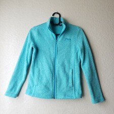 Fila Front Zip Active Sweater Jacket Turquoise Youth Size XS/S 7/8