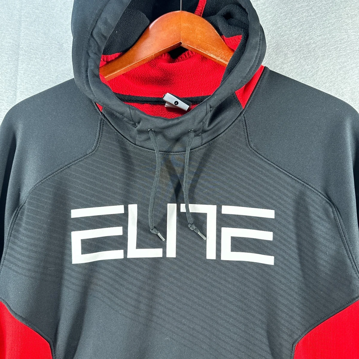 Nike elite hoodie black sale
