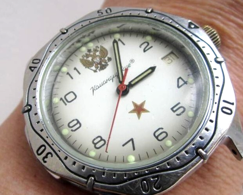 LEGENDARY RUSSIAN VINTAGE MENS WATCH VOSTOK KOMANDIRSKIYe MECHANICAL WORKING - Picture 10 of 16