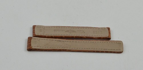 Breitling Leather Bracelet 15mm 15-14 for Folding Clasp New Unworn Brown - 第 2/2 張圖片