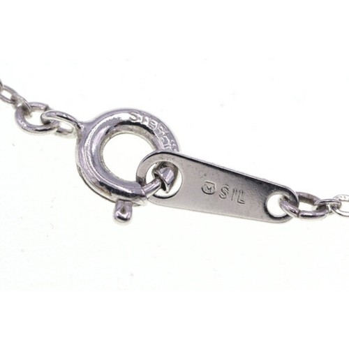 Collar Mikimoto Perla S Grabado Plata Usado #ED BEA - Imagen 4 de 7