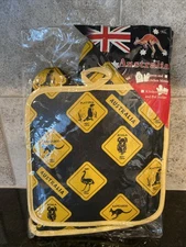 Australia Kitchen Mitten And Pot Holder