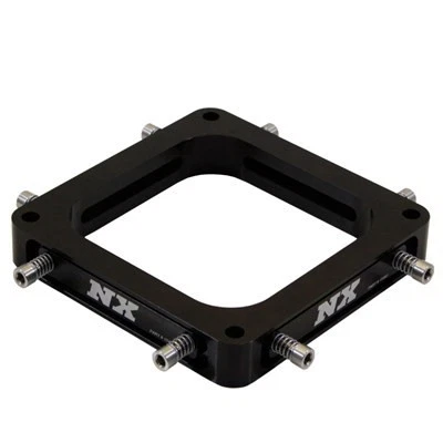 Nitrous Express 15460, One Black Aluminum Nitrous Carb Burst Plate 4500 Series  - Image 3 of 4