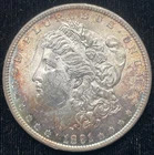 1891 S Morgan Silver Dollar Uncirculated Gem With Natural Toning