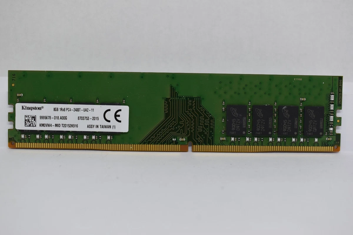 25+ Kingston DDR4 SDRAM 8 GB Capacity per Module Memory (RAM) for