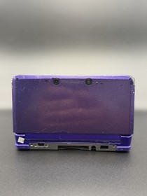 Nintendo 3DS Midnight Purple Portable Gaming Console PARTS OR REPAIR ONLY