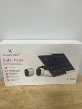Wasserstein 2W 6 Volt Solar Panel 4m Cable for Arlo Ultra 2 Models 2 Pack