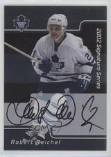 2001-02 ITG Be A Player Signature Series Auto Robert Reichel #112 Auto 2d8