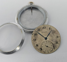 Vintage CASE Pocket Watch USSR MOLNIJA SOVIET Watch Parts