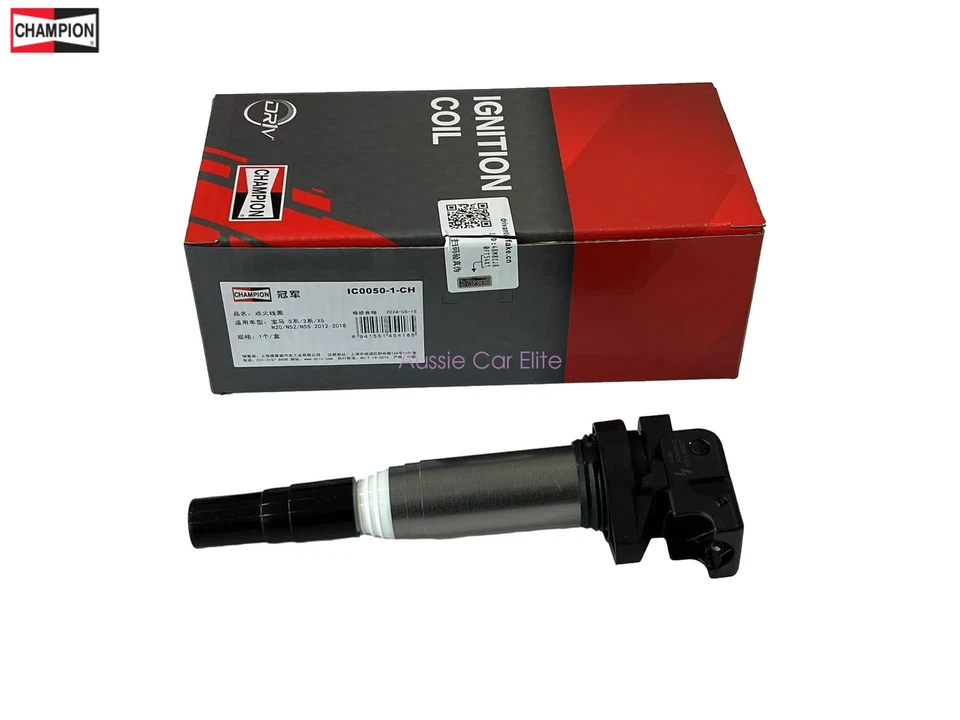 12138616153 4 pcs OEM Champion Ignition Coil Assembly for 2011-2017 BMW X4 520i - Image 2 of 4