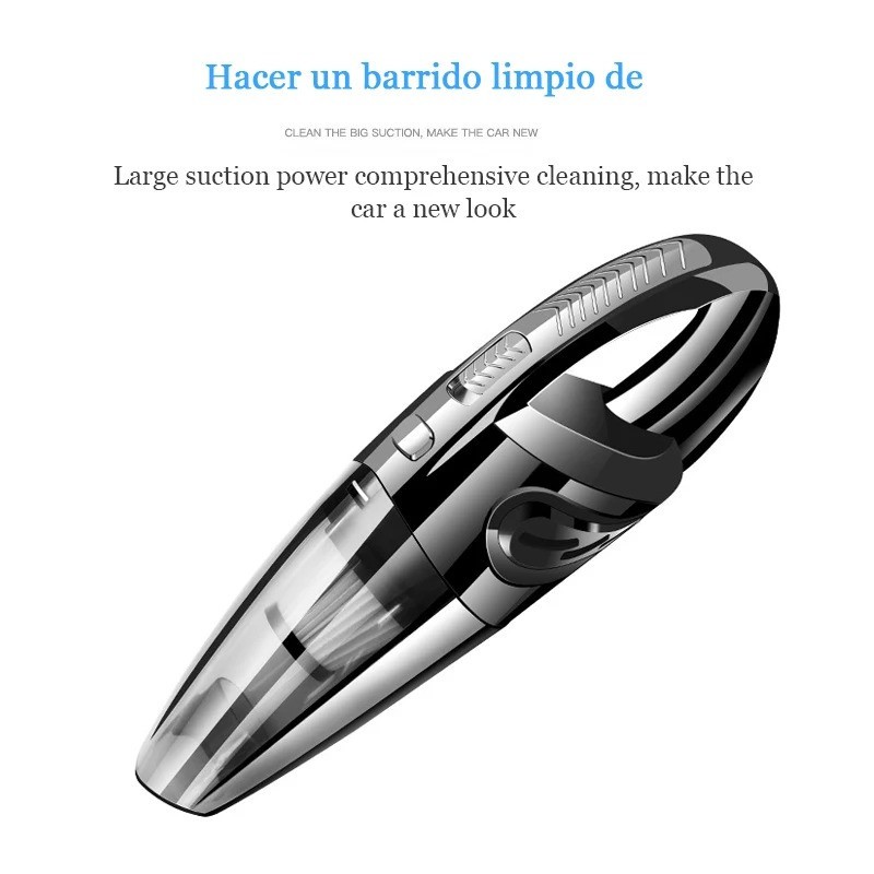 Aspirateur à main sans fil rechargeable contre la poussière difficile d'accès
