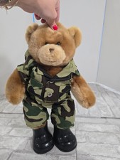 Build a Bear Military Camo Army Fatigues Uniform Teddy Clothes Shoes Bear