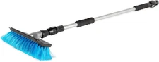 RV Flow-Through Wash Brush-Features an Adjustable Handle,Garden Hose Connection