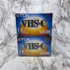 TDK VHS-C HG Ultimate 30 Camcorder Tape 6-Pack