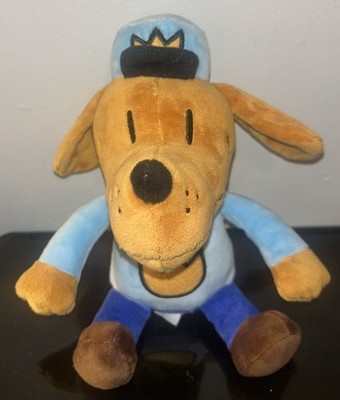 MerryMakers Dog Man Plush Doll Dav Pilkey Books 9  Character Bean Bag Bottom