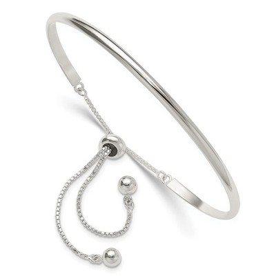 Armband Sterlingsilber poliert Stab verstellbar