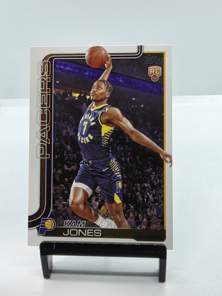 NBAカードTopps KAM JONES ユニ25シリ 2025-26 Topps Basketball Kam Jones Rookie RC Indiana Pacers #239