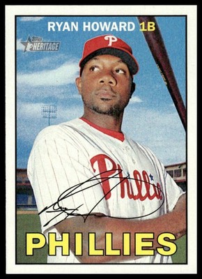 2016 Topps Heritage #290 Ryan Howard Philadelphia Phillies NM+